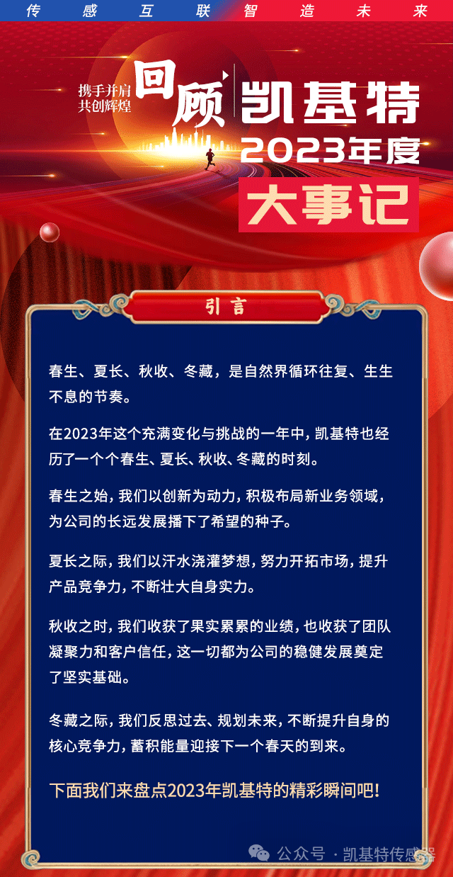 凱基特2023年度大事記盤點(diǎn) | 踔歷奮發(fā)啟新程，乘勢而上序新章